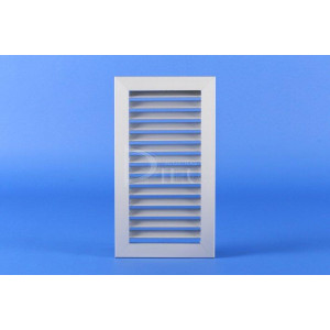 Rejillas de Lamas Fijas Verticales RRFV + R + M 100 x 900 Color ALUMINIO