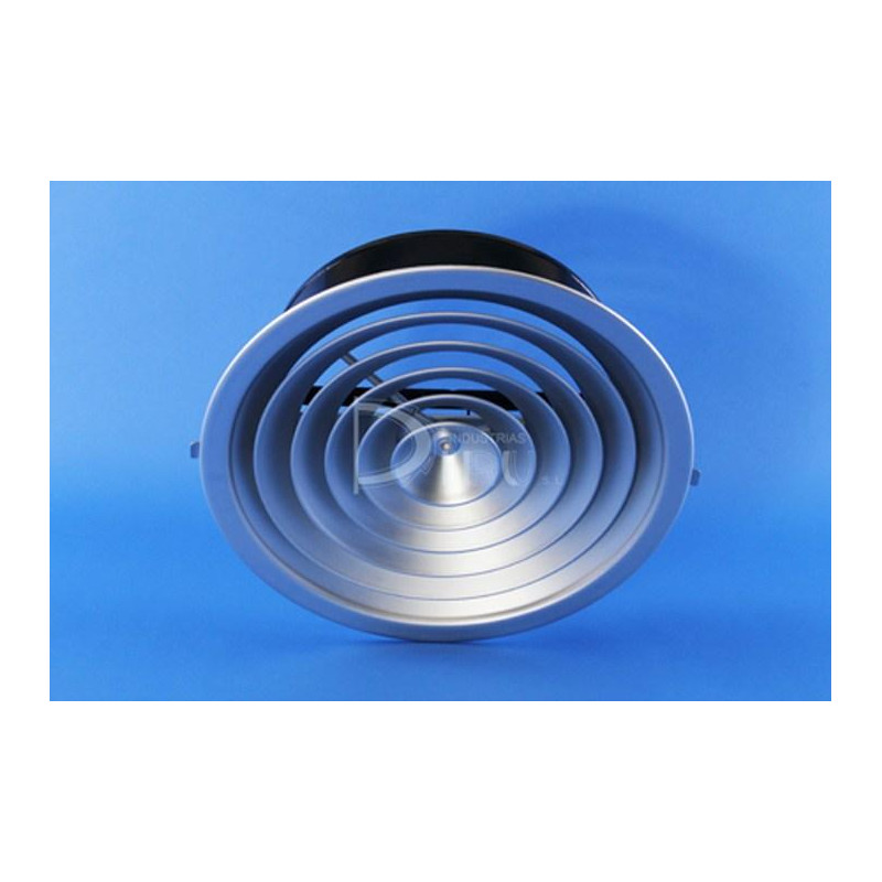 DIFUSOR CIRCULAR CLÁSICO DS + R + C  16" COLOR ALUMINIO