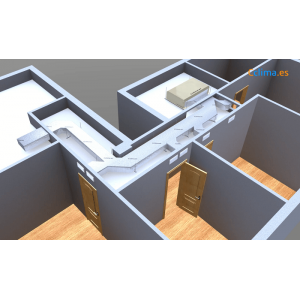 Conductos de fibra de aire acondicionado INSTALACIONES A MEDIDA