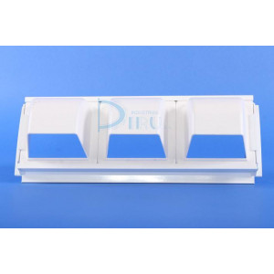 15 BOCAS INDUCTORAS BIC CON PERFIL Ø 150 y Ø 250 mm COLOR NEGRO