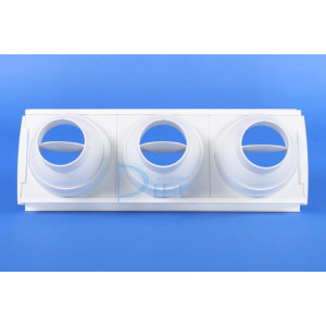 16 BOCAS INDUCTORAS BIER CON PERFIL Ø 150 y Ø 250 mm COLOR BLANCO