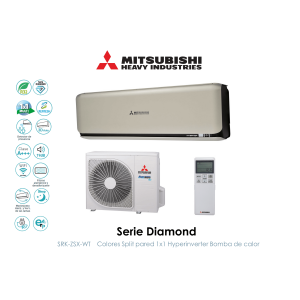 Split pared mitsubishi heavy diamond SRK20ZSX-WT Titanium