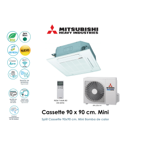 mitsubishi heavy cassette 90 x 90 cm. mini FDT(N)50VHNX-W