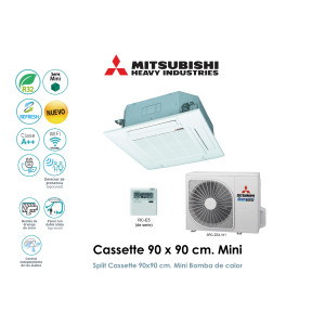 mitsubishi heavy cassette 90 x 90 cm. mini FDT40VHNX-W