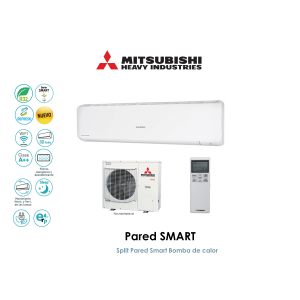 Split pared mitsubishi heavy pared smart SRK100VHN/SA-W Blanco