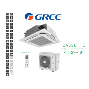 Aire acondicionado cassette gree um cst 36 Blanco