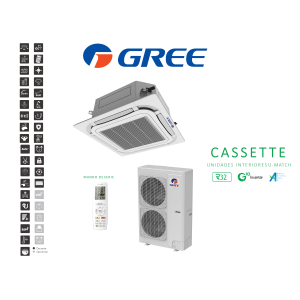 Aire acondicionado cassette gree um cst 60 3f Blanco con wifi