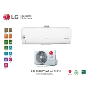 Aire acondicionado split pared lg air purifying 9 Blanco con wifi