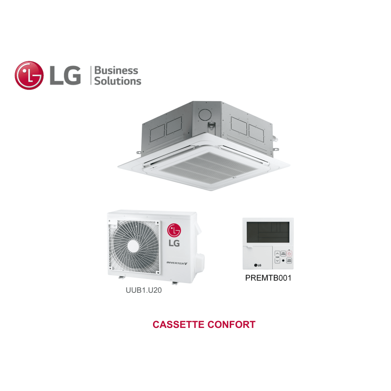 Aire acondicionado lg cassette confort 30 Blanco