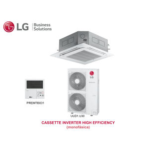 Aire acondicionado lg cassette inverter high efficiency 48 Blanco con wifi