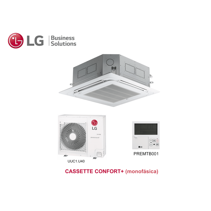 Aire acondicionado lg cassette confort+ 24 Blanco con wifi