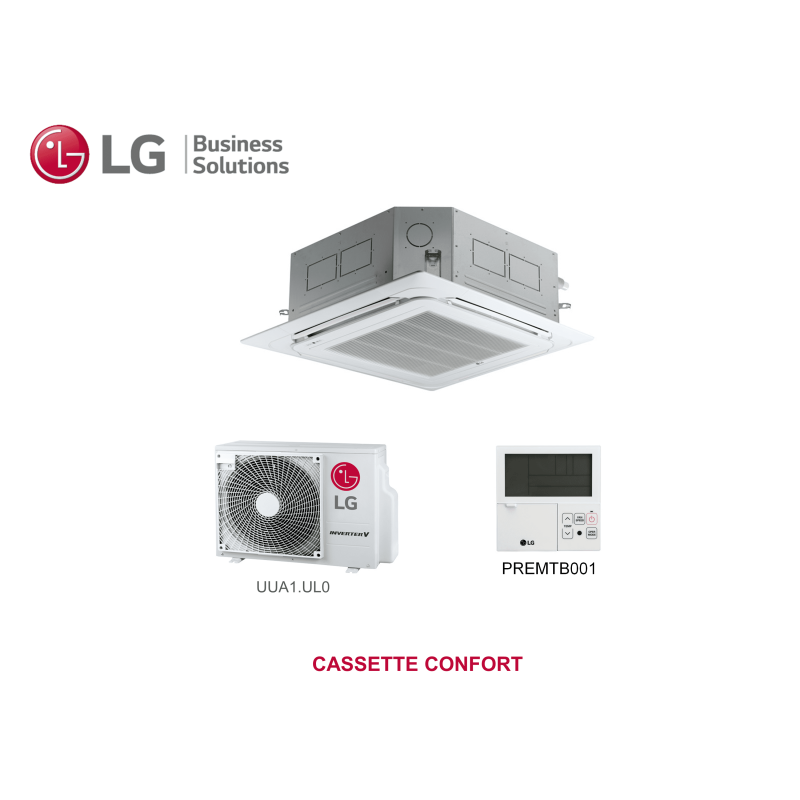 Aire acondicionado lg cassette confort 18 Blanco con wifi