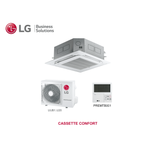 Aire acondicionado lg cassette confort 24 Blanco con wifi