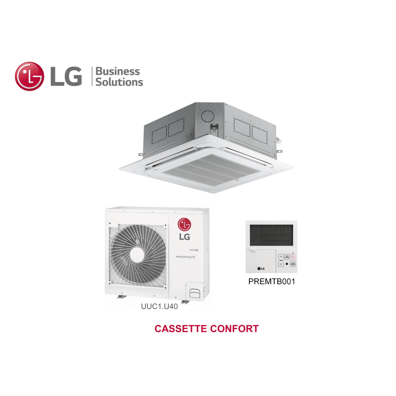 Aire acondicionado lg cassette confort 36 Blanco con wifi