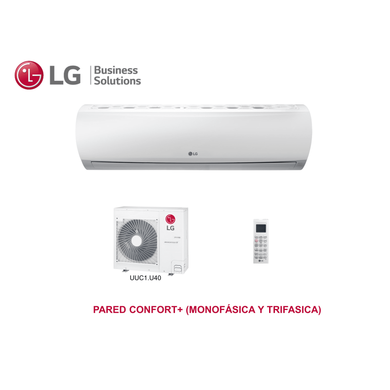 Aire acondicionado split lg pared confort+ 30 Blanco