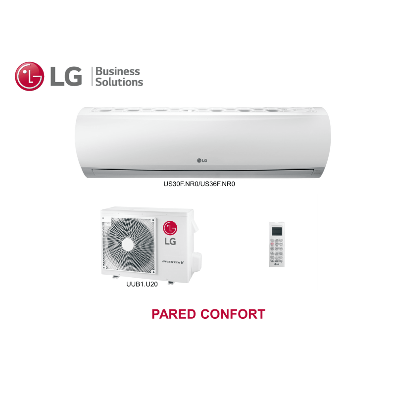 Aire acondicionado split lg pared confort 30 Blanco