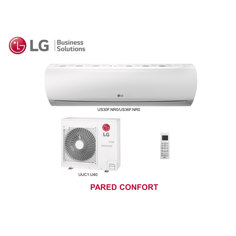 Aire acondicionado split lg pared confort 36 Blanco