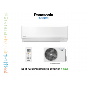 Aire acondicionado pared panasonic split fz ultracompacto inverter KIT-FZ25-WKE blanco
