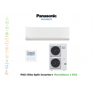 Aire acondicionado panasonic paci elite split inverter+ KIT-100PK2ZH5 blanco