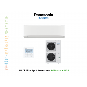 Aire acondicionado panasonic paci elite split inverter+  KIT-100PK2ZH8 blanco