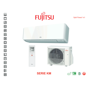 Aire acondicionado split pared fujitsu serie km ASY20UI-KM blanco