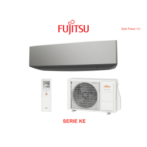 Aire acondicionado split pared fujitsu serie ke ASY40K-KE plata con wifi