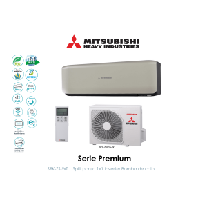 Split pared mitsubishi heavy premium SRK50ZS-WT Titanium