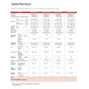 Split pared mitsubishi heavy premium SRK50ZS-WT Titanium