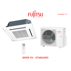 Aire acondicionado cassette fujitsu kv  standard AUY50K-KV blanco