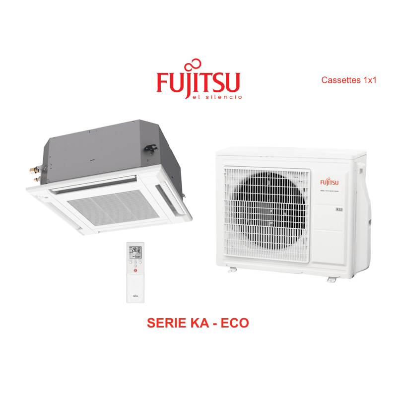 Aire acondicionado cassette fujitsu ka  eco AUY71K-KA blanco