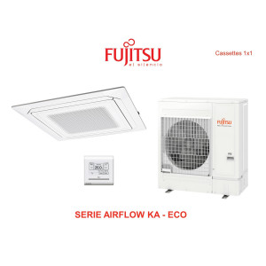Aire acondicionado cassette fujitsu airflow ka - eco AUY140K-KA blanco