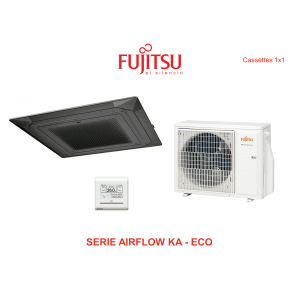 Aire acondicionado cassette fujitsu airflow ka - eco AUY71K-KA negro