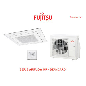Aire acondicionado cassette fujitsu airflow kr  standard AUY71K-KR blanco con wifi