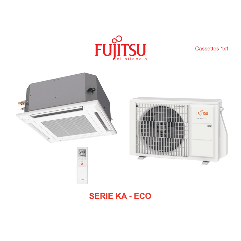 Aire acondicionado cassette fujitsu ka  eco AUY50K-KA blanco con wifi