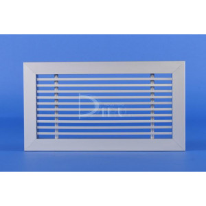 REJILLA LINEAL CON MARCO RL-C  50 x 300 COLOR BLANCO