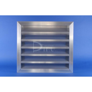REJILLA PARA TOMA DE AIRE EXTERIOR  750 x 1000 COLOR ALUMINIO