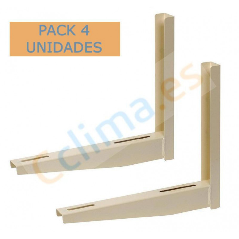 JUEGO SOPORTE ESCUADRA AIRE ACONDICIONADO 50x50 CM (LOTE 4 UNIDADES)