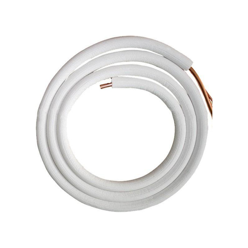 TUBO DE COBRE PROFESIONAL DOBLE AISLADO ? x ? ROLLO 10 MTS.