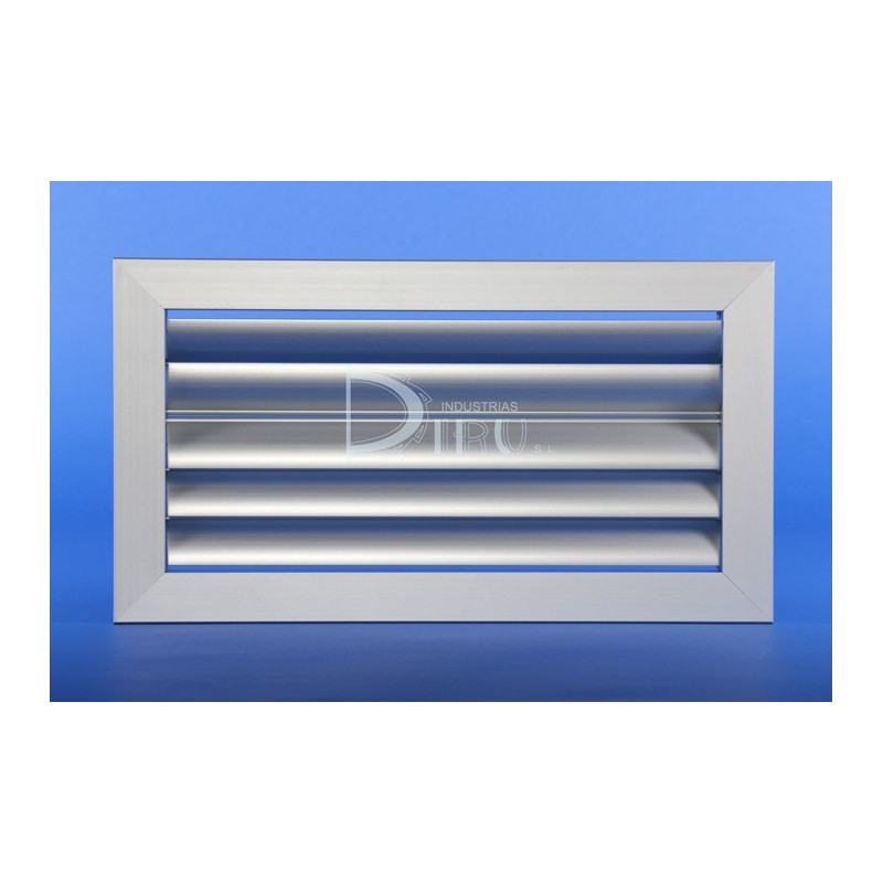 Rejilla Lama Curva CH2 150 x 200 Color ALUMINIO