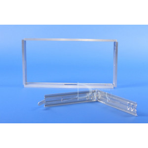 Rejilla Lamas Orientables Doble Deflexión MHV + R + M 200 x 900 Color BLANCO