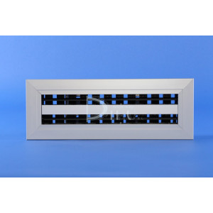 DIFUSOR LINEAL CON REGULACIÓN DLR + P 80 x 2000 COLOR ALUMINIO