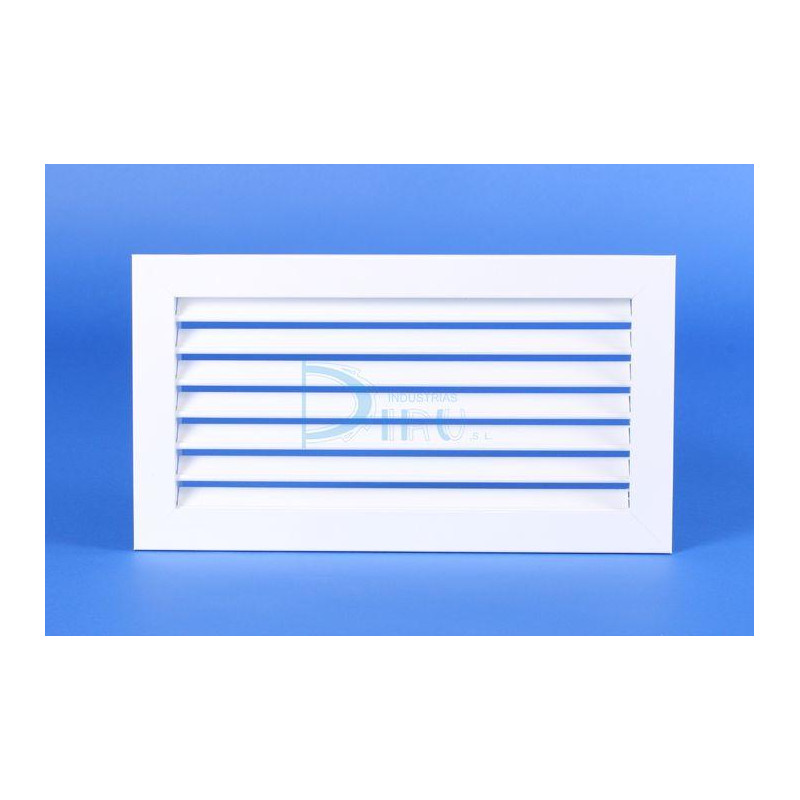 Rejillas de Lamas Fijas Horizontales RRF + M 200 x 250 Color ALUMINIO